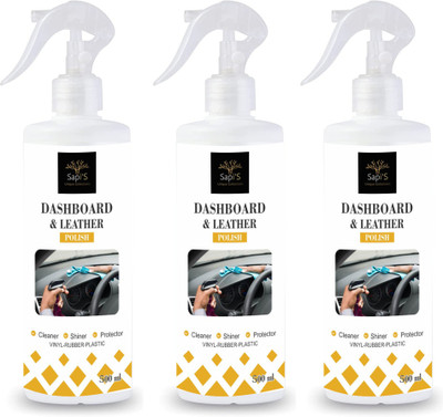 SAPI'S Liquid Car Polish for Dashboard, Bumper, Exterior, Tyres(500 ml, Pack of 1)