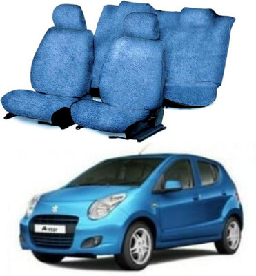 Chiefride Cotton Car Seat Cover For Maruti A-Star(5 Seater, 2 Back Seat Head Rests)