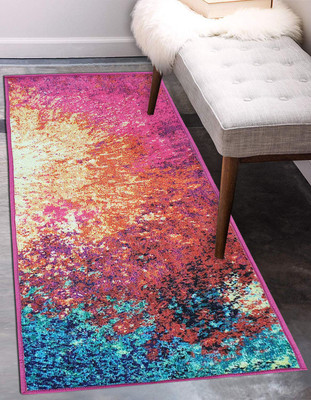STATUS Multicolor Polyester Runner(2 ft,  X 5 ft, Rectangle)