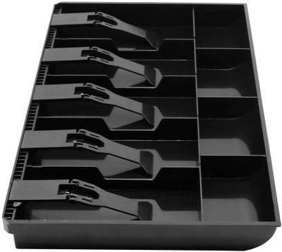 Gitesh h Drawer 5 Bills 4 Coins Storage Box Cash Box Cash Box(9 Compartments)