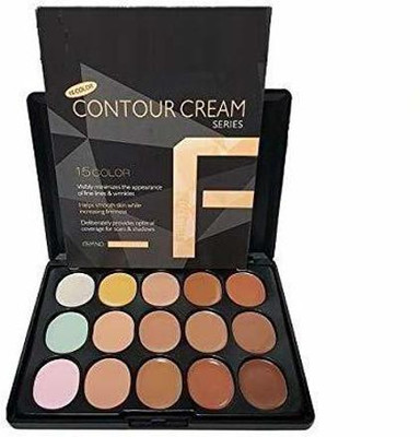 VISYA BEAUTY 15 Colors Contour Concealer Palette Concealer(multi, 7.5 ml)