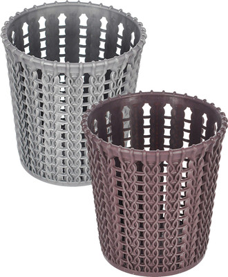KUBER INDUSTRIES 1 Compartments Plastic Holder(Brown, Grey)