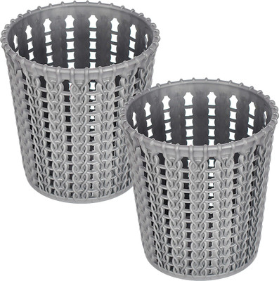 KUBER INDUSTRIES 1 Compartments Plastic Holder(Grey)