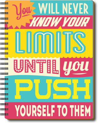 Nourish Daily Planner A5 Planner/Organizer Ruled 75 Pages(NEVER KNOW)