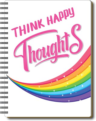 Nourish Daily Planner A5 Planner/Organizer Ruled 75 Pages(THINK HAPPY)