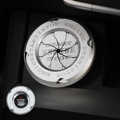 Cloudsale Ring MTL Silver Engine Start/Stop Button