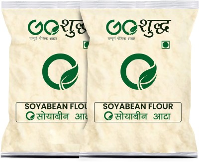 Goshudh Premium Quality Soyabean Atta (Soyabean Flour)-500gm(1 kg, Pack of 2)