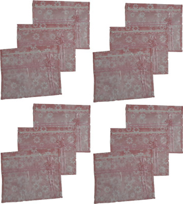 VP Creation Designer Printed Non-Woven Saree Cover set of 12 Pcs (with Zip Lock) Multi-Colour(Multicolor)