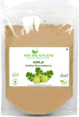 Shudh Online Amla Powder for Hair Growth, Drink, Eating and Face, Amala Powered Edible, Nellikai, Aawla, Aamla, Amloki, Usirikaya, Gooseberry(50 g)