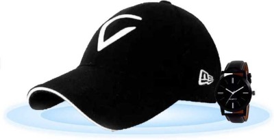 Vitota Virat Kohli Inspired Baseball Round Cap For Boys Cap(Black, Pack of 2)
