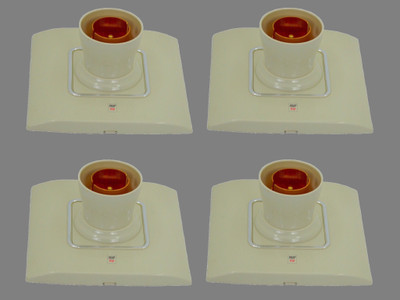 Prop It Up NEW DESIGN SQUARE IVORY COLORED Fancy Bulb holder WITH CROM RING for wall home Plastic Light Socket (B-22) PACK OF 4 ARTICAL-03 Plastic, Brass Light Socket(Pack of 4) Prop It Up NEW DESIGN SQUARE IVORY COLORED Fancy Bulb holder WITH CROM RING for wall home Plastic Light Socket (B-22) PACK OF 4 ARTICAL-03 Plastic, Brass Light Socket(Pack of 4)