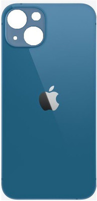 Sandreezz Apple iPhone 13 (Glass) Back Panel(Blue)