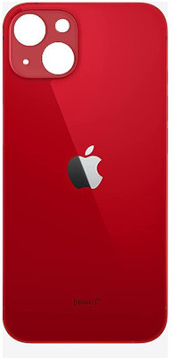Sandreezz Apple iPhone 13 (Glass) Back Panel(Red)