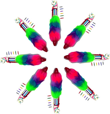 Toyshala Unicorn Roller Ball Pen(Pack of 6, Ink Color - Multicolor)