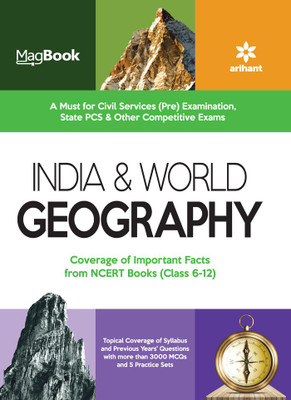 Magbook India & World Geography for Civil services prelims/state PCS & other Competitive Exam 2022(English, Paperback, Sharma Vivek)
