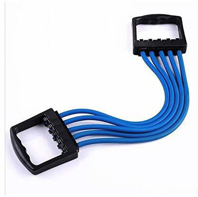 Hiwaga Multi-Function 5 Rubber Tubes Chest Expander Resistance Tube(Multicolor)