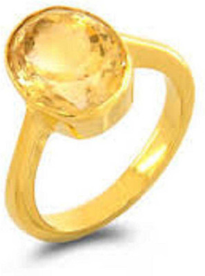Aurra Stores Stone Sapphire Gold Plated Ring
