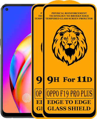 SEVEN7STAR Edge To Edge Tempered Glass for Oppo F19 Pro Plus(Pack of 2)