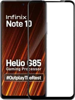 Newlike Edge To Edge Tempered Glass for Infinix Note 10 Pro Full Coverage,Anti Scratch Free Anti Finger Print(Pack of 1)