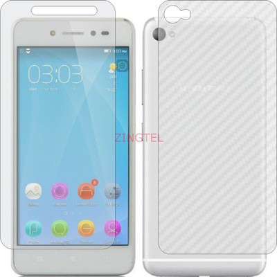 ZINGTEL Front and Back Screen Guard for LENOVO SISLEY S90 (Front Matte Finish & Back 3d Carbon Fiber)(Pack of 2)