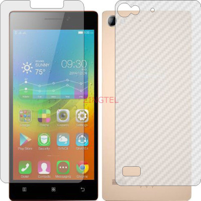 ZINGTEL Front and Back Screen Guard for LENOVO VIBE X2 AP (Front Matte Finish & Back 3d Carbon Fiber)(Pack of 2)