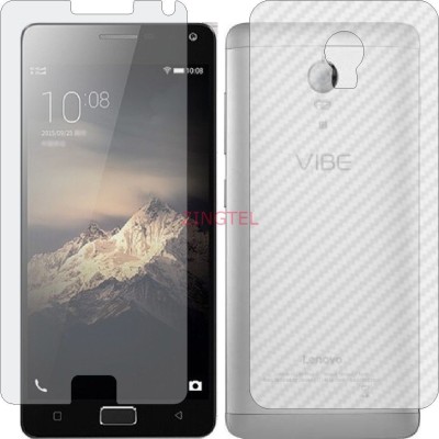 ZINGTEL Front and Back Screen Guard for LENOVO VIBE P1 (Front Matte Finish & Back 3d Carbon Fiber)(Pack of 2)