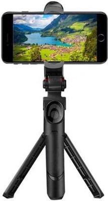 G2L Bluetooth Selfie Stick(Black, Remote Included)