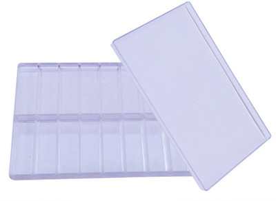 Luxuro Boxes Plastic With 18 Compartments Storage Box(White)