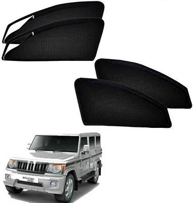 RAKRISH Rear Window, Side Window Sun Shade For Mahindra Bolero(Black)