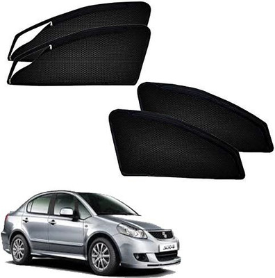 RAKRISH Rear Window, Side Window Sun Shade For Maruti Suzuki SX4(Black)