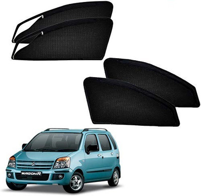 RAKRISH Rear Window, Side Window Sun Shade For Maruti Suzuki WagonR(Black)
