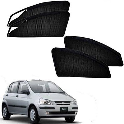 TOP VECHILE Rear Window, Side Window Sun Shade For Hyundai Getz(Black)