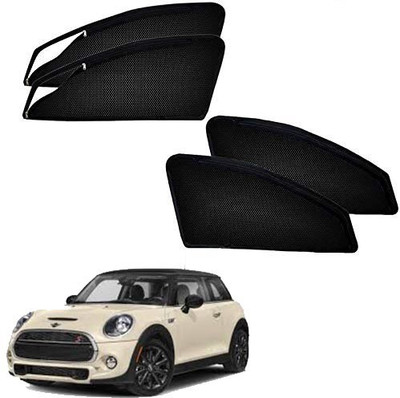 TOP VECHILE Rear Window, Side Window Sun Shade For Mini Cooper Cooper(Black)