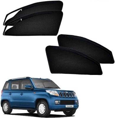 RAKRISH COLLECTION Rear Window, Side Window Sun Shade For Mahindra TUV-300(Black)