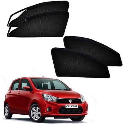 RAKRISH Rear Window, Side Window Sun Shade For Maruti Suzuki Celerio(Black)