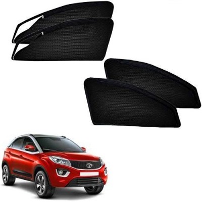 RAKRISH COLLECTION Rear Window, Side Window Sun Shade For Tata Nexon(Black)