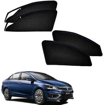 HARKRISH Rear Window, Side Window Sun Shade For Maruti Suzuki Ciaz(Black)