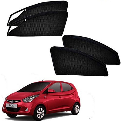 HARKRISH Rear Window, Side Window Sun Shade For Hyundai Eon(Black)