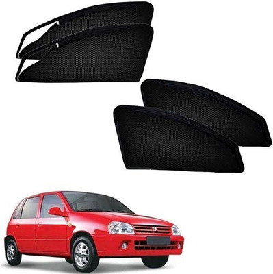 RAKRISH Rear Window, Side Window Sun Shade For Maruti Suzuki Zen(Black)