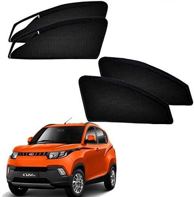 RAKRISH Rear Window, Side Window Sun Shade For Mahindra KUV 100(Black)
