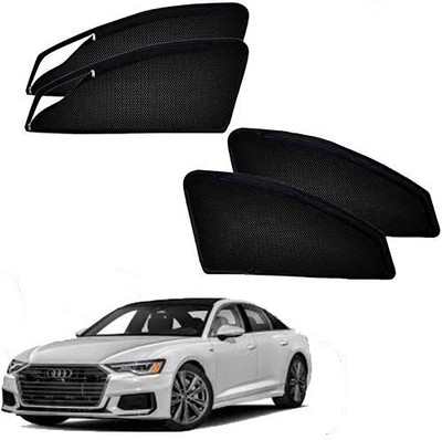 RAKRISH Rear Window, Side Window Sun Shade For Audi A6(Black)