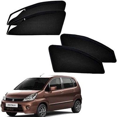 RAKRISH Rear Window, Side Window Sun Shade For Maruti Suzuki Zen Estilo(Black)