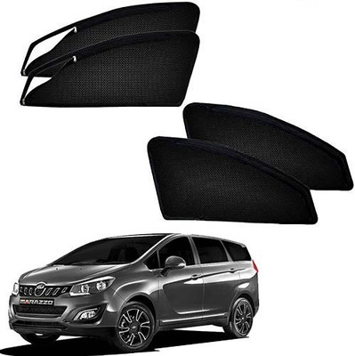 RAKRISH Rear Window, Side Window Sun Shade For Mahindra Marazzo(Black)