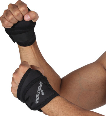 SportSoul Pack of 2 Thumb Wrap Wrist Support(Black)