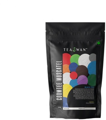 TeaSwan Goomtee Muscatel Loose Leaf Black Tea | Helps in Weight Loss | 50 gm Black Tea Pouch(50 g)