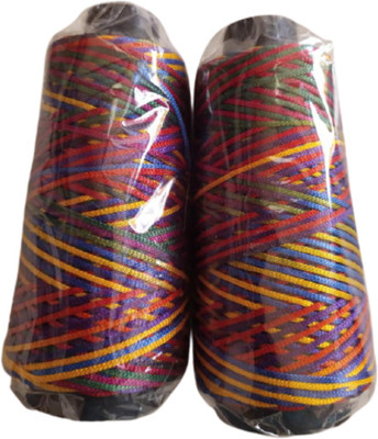 The Lovely Creations Dark Multi set of 2 Thread(50 m Pack of2)