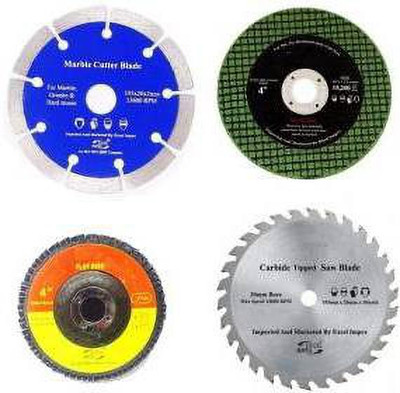 Trishul Cutting Wheels combo for angle grinders - 4 inch grinding wheels Marble Cutter(1050 W)