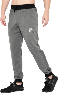 Zonecart Solid Men Grey Track Pants