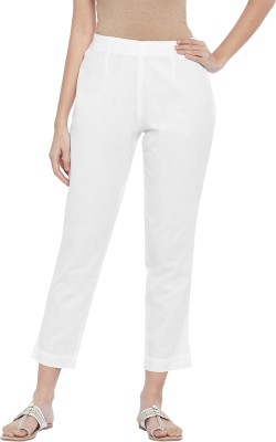 Rangmanch by Pantaloons Regular Fit Women White Trousers