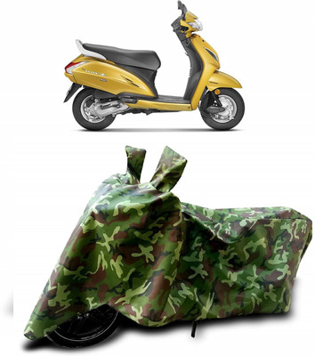 CARFAB Waterproof Two Wheeler Cover for Honda(Activa i, Green)